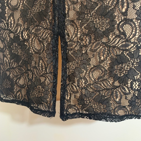Black Lace Skirt by New York & co. Size 8 - Picture 6 of 7